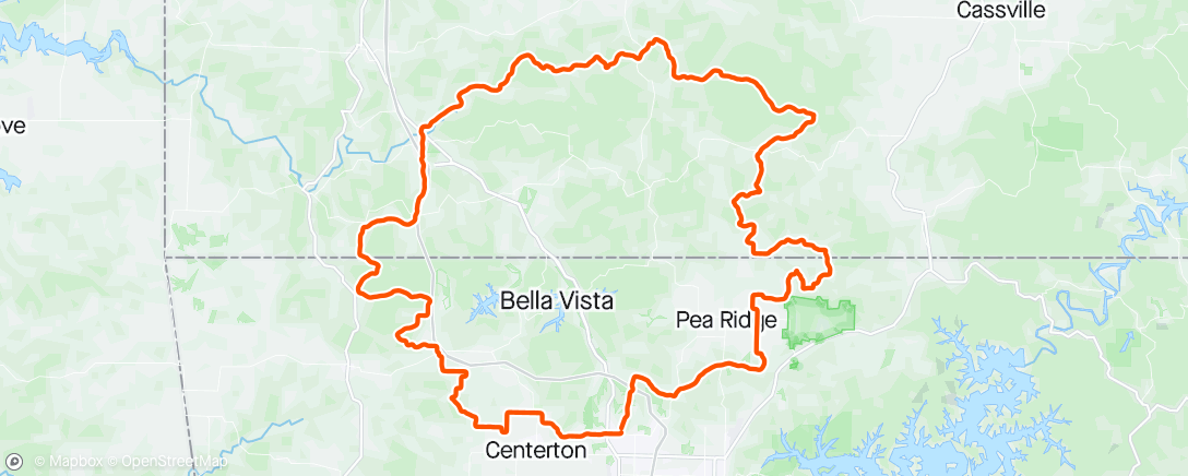 Map of the activity, Morning Ride