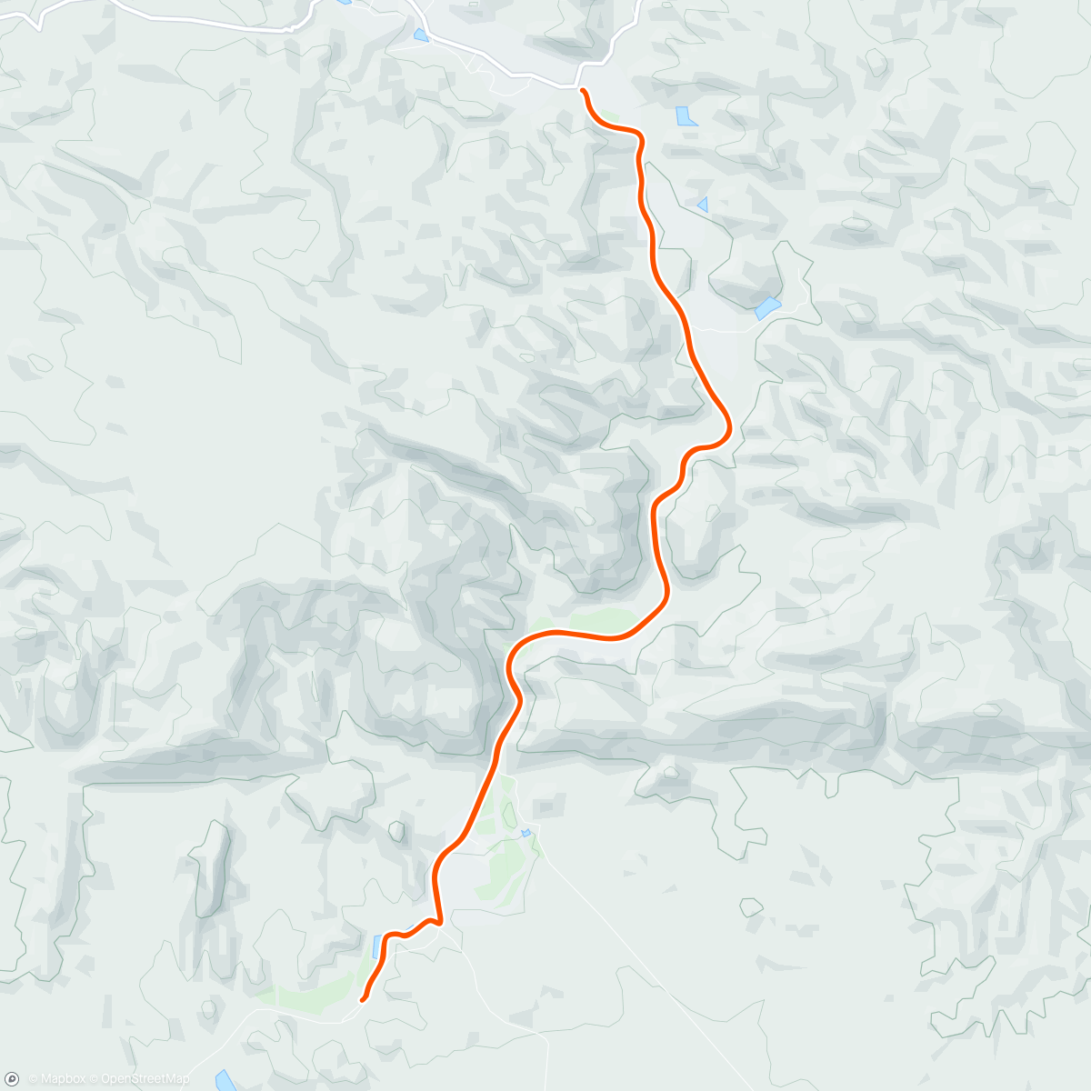 Mapa de la actividad, Red Stone Hills