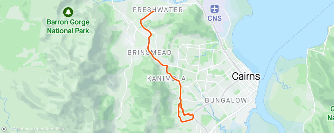 Map of the activity, Evening Walk, guess who forgot to turn his Garmin off after 6k’s🙄