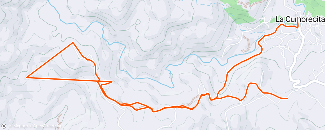 Map of the activity, Lunch Hike