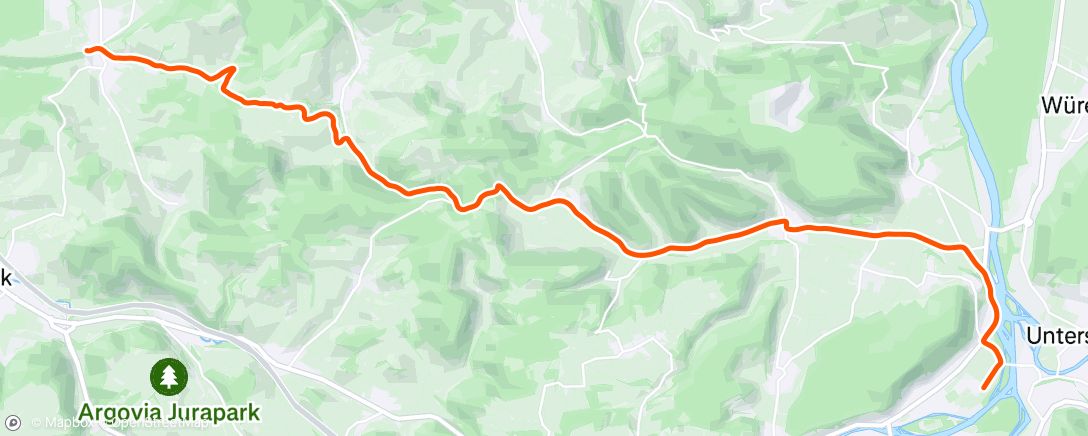 Map of the activity, Fahrt am Nachmittag