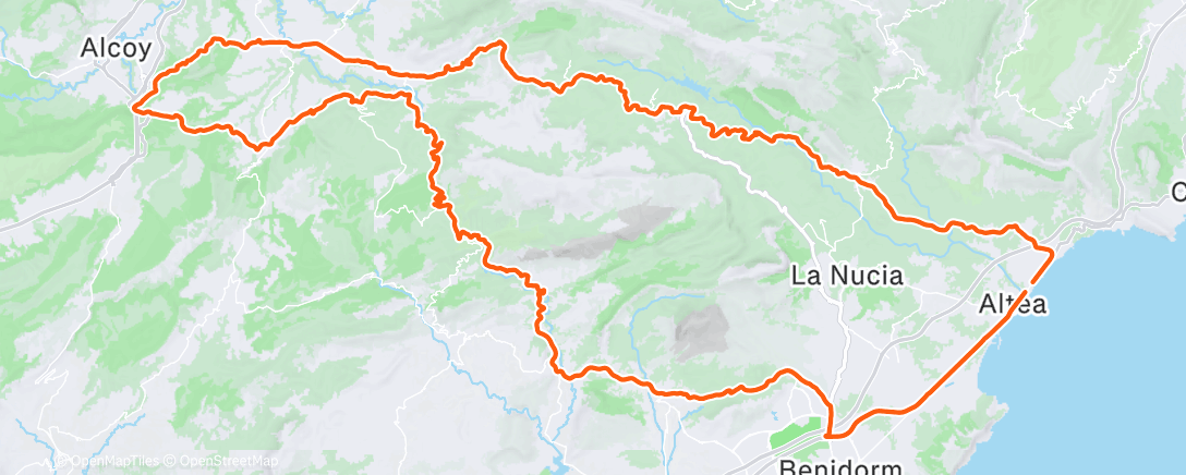 Map of the activity, 🚴🏼‍♂️