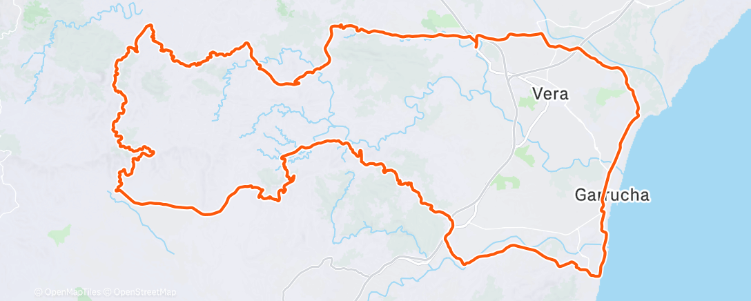 Map of the activity, TC CAJA RURAL #9