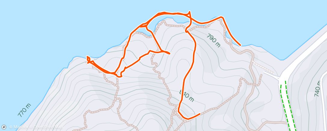 Map of the activity, San Juan Hike