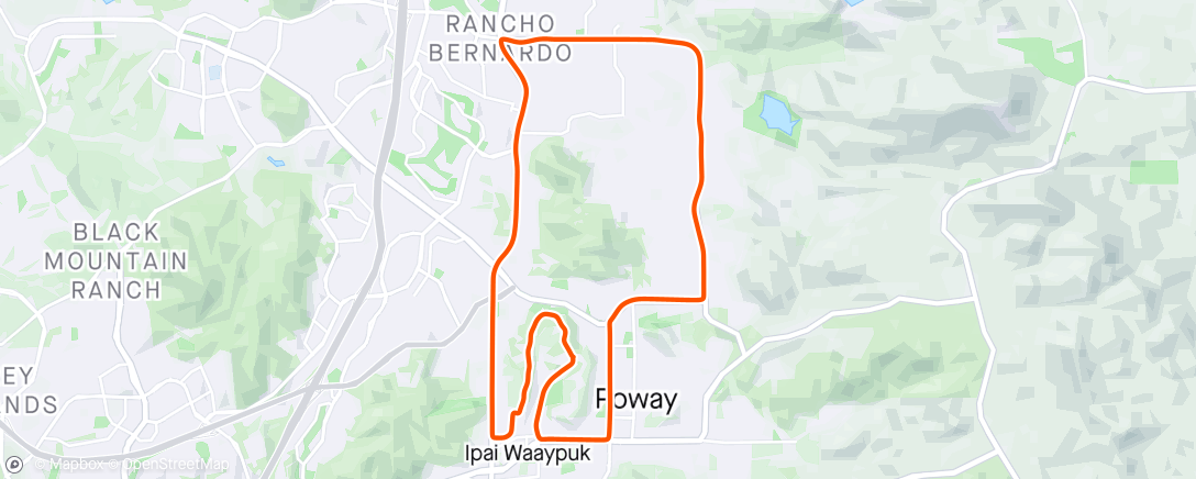 Map of the activity, Road Ride