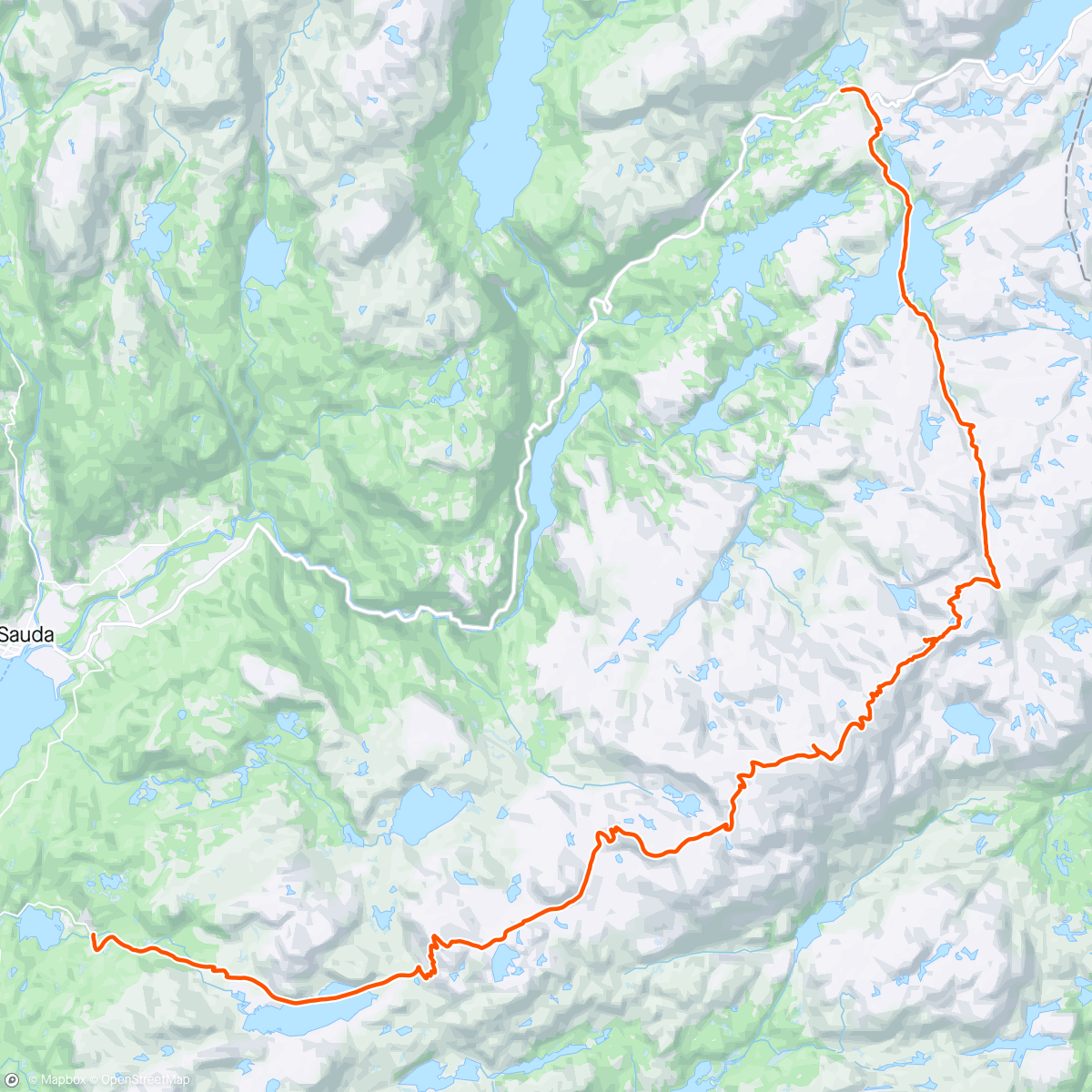 Map of the activity, Breiborg, Ståvedalen, Skaulen, Bjørnaskårdnuten, Maldal på fjellski😁 Strålande sol🌞 og herlig selskap❤️