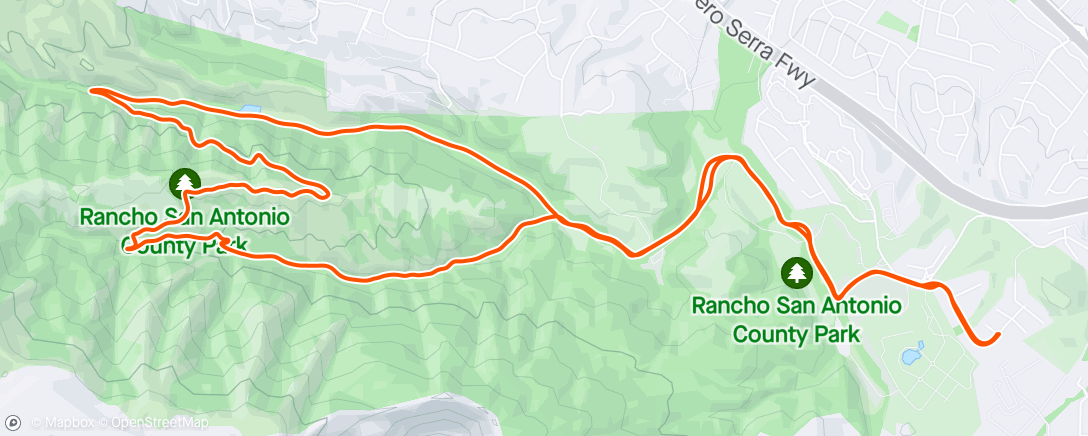 Map of the activity, Ducks on Wildcat trail