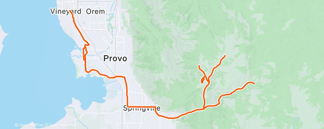 Map of the activity, Snow in December>>>> 60 degrees in December