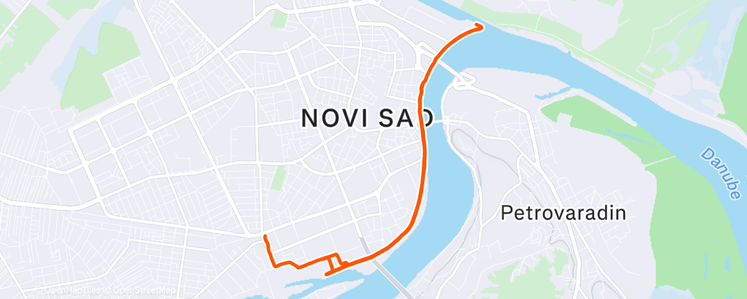 Карта физической активности (Carrera de mañana)