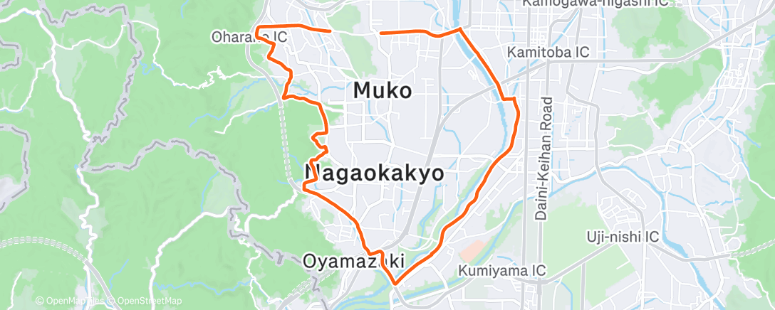 Map of the activity, 2025-12-27Ride