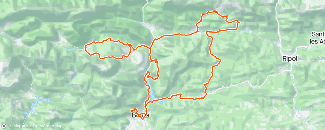 Map of the activity, Volta Catalunya s6