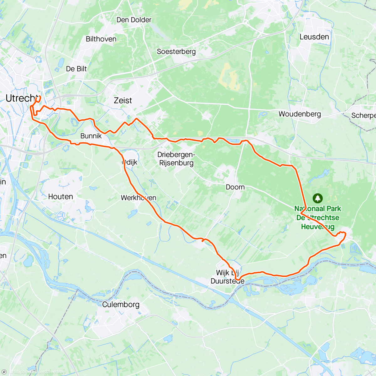 Map of the activity, Race around the Netherlands—Sign up and bike check ✅.