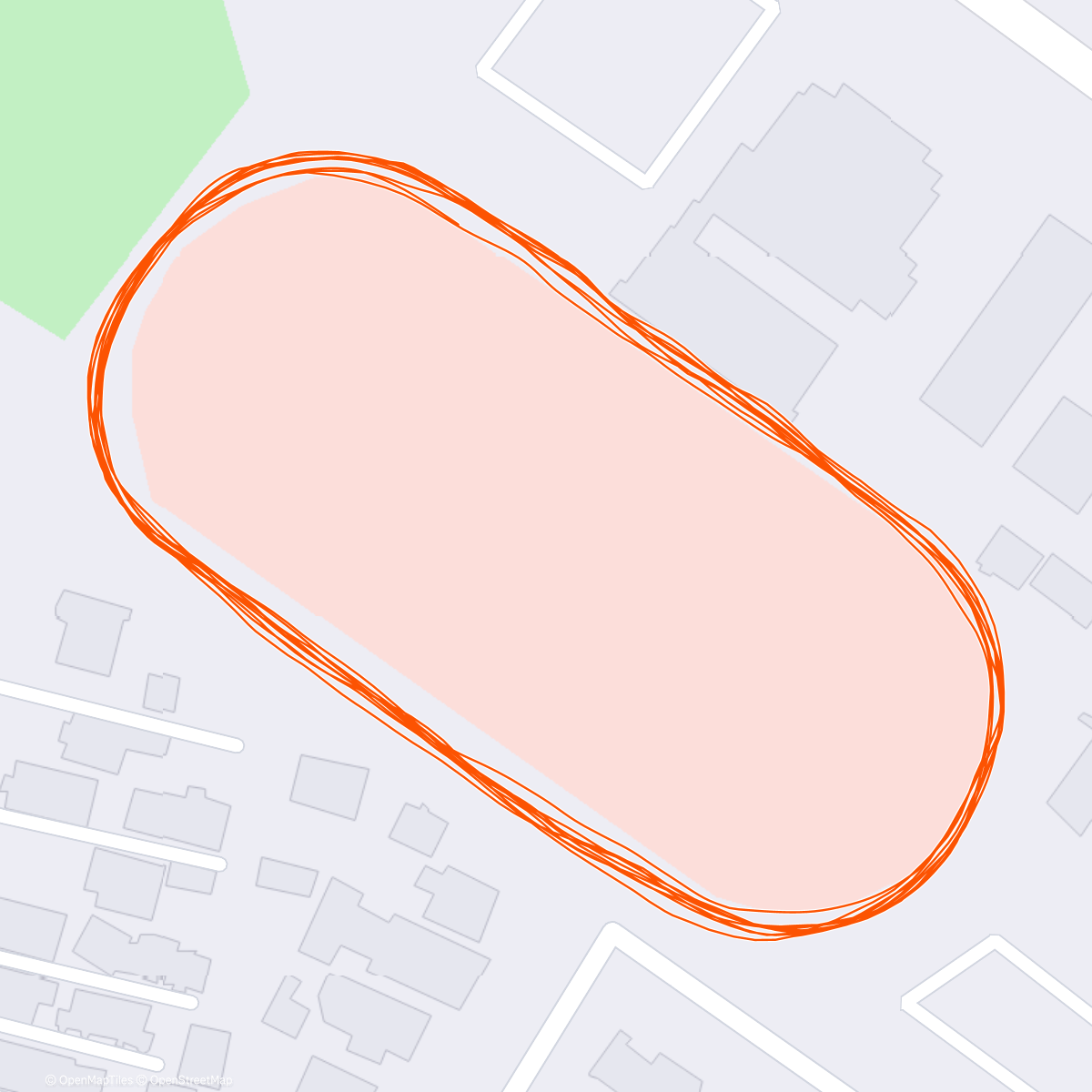 Map of the activity, Evening Walk/Run