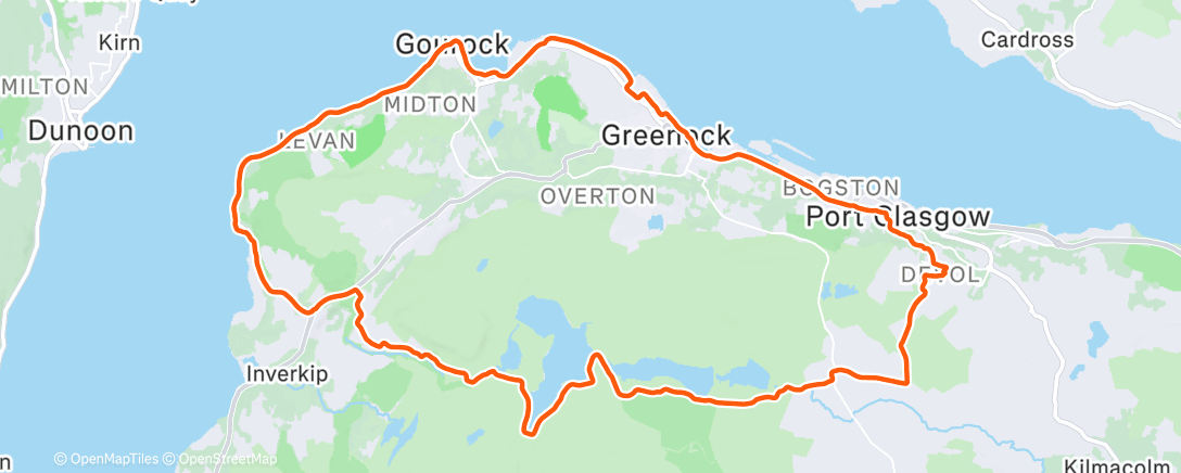 Карта физической активности (The Five O)