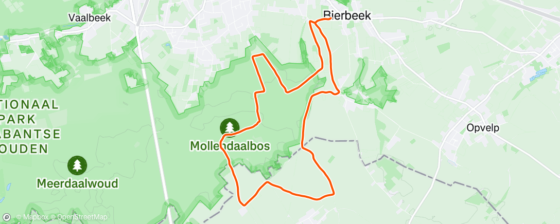 Map of the activity, Meerdaalwoudtrail - 13 Km 🥉