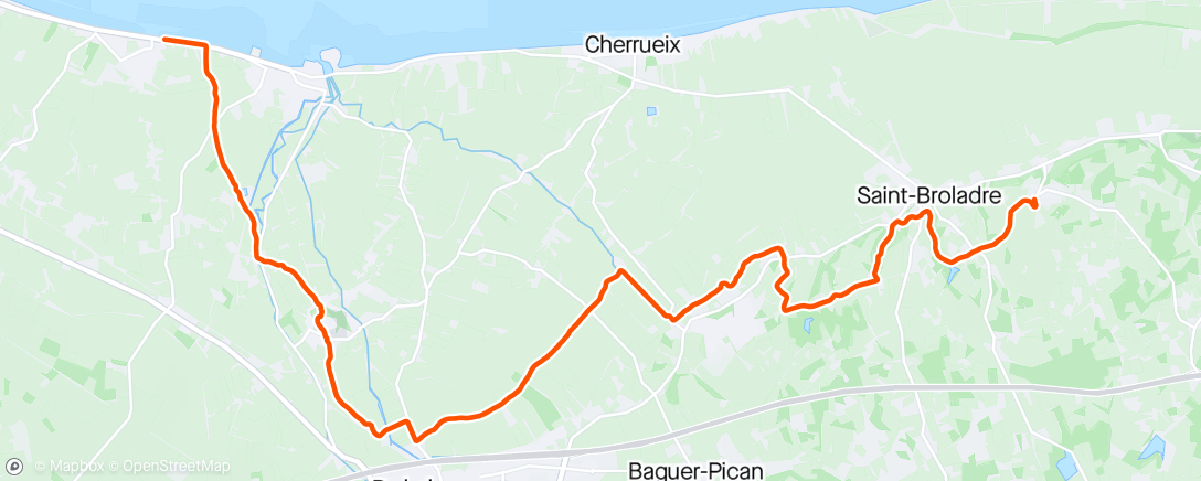 Map of the activity, Retour en randonnée
