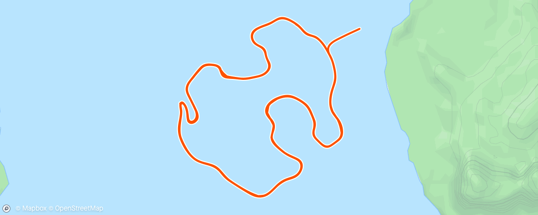 Map of the activity, Zwift - Endurance with Burst in Watopia