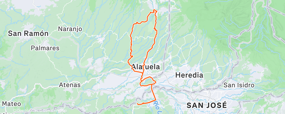 Map of the activity, Fraijanes