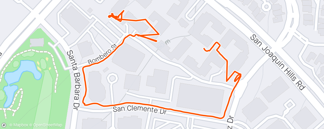 Map of the activity, Lunch Walk w Benjamin & Kobe