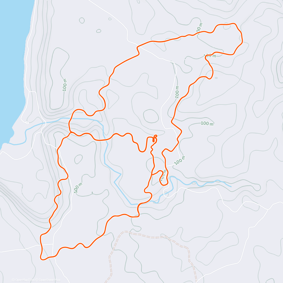 Map of the activity, Zwift - Group Workout: BaseCamp Aerobic Endurance with NP Activation and Tempo Bridges p/b Fluid (E) on Suki's Playground in Makuri Islands