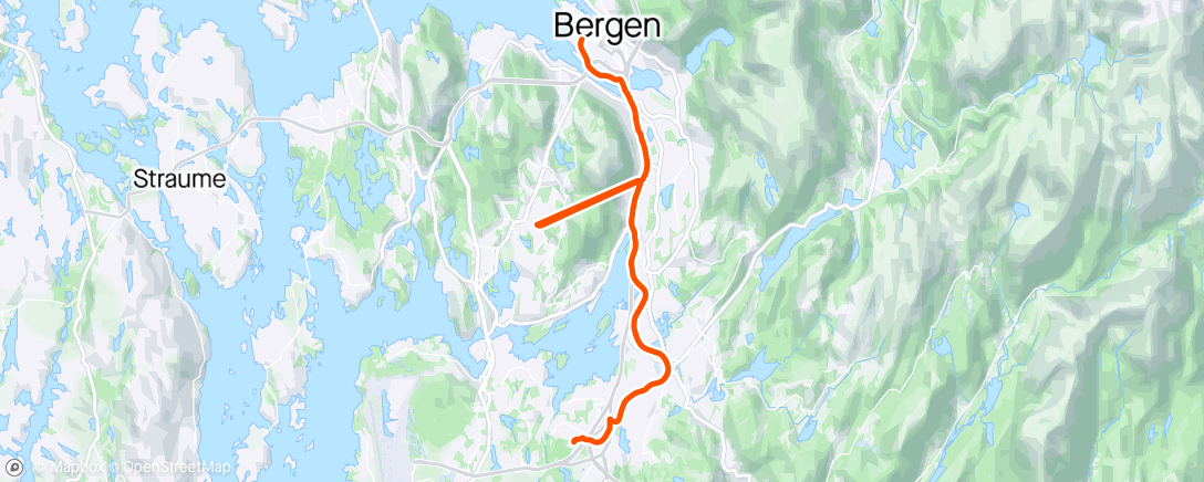 Mapa de la actividad (Nokre tunnelintervaller på veg heim.)