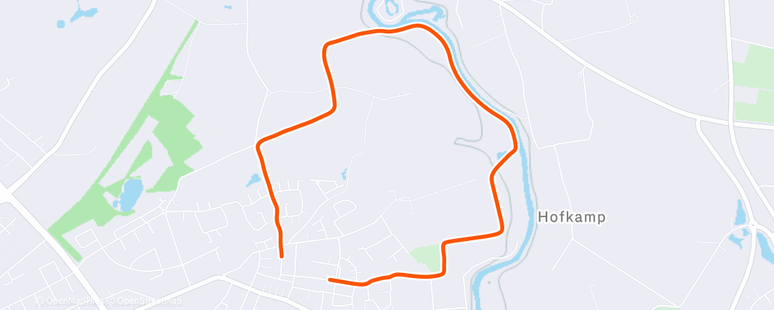 Карта физической активности (Hunderunde zu zweit plus eins)