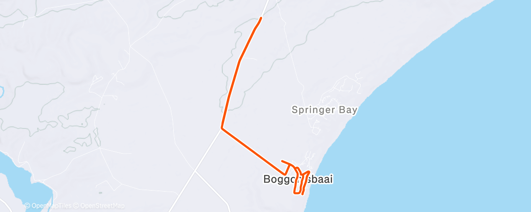 Mapa de la actividad (Morning Run)