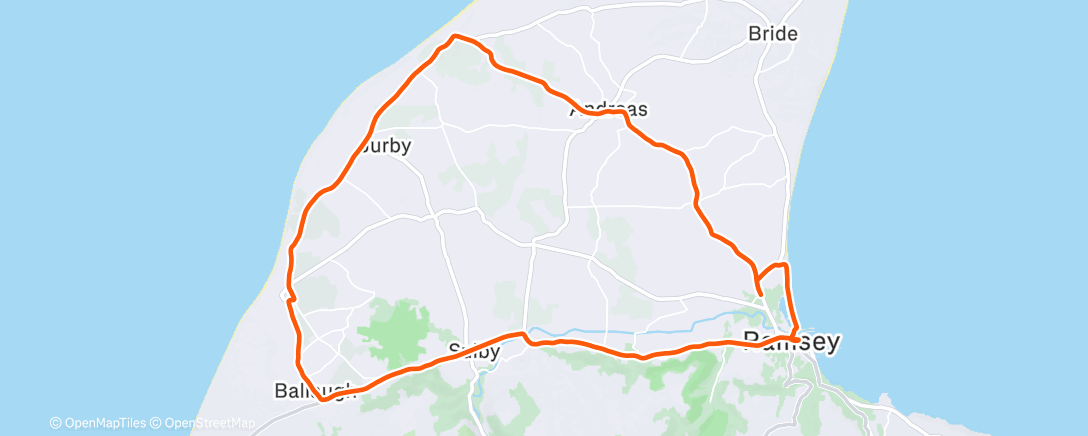 Map of the activity, Festive 500? Day 1? Maybe?