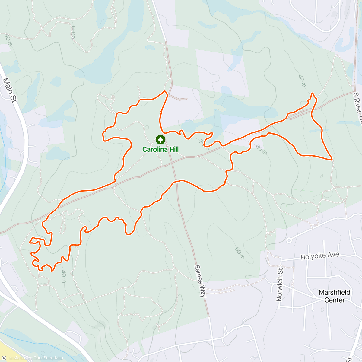 Mapa da atividade, Rhino MTB Race on Seigla Gravel Bike