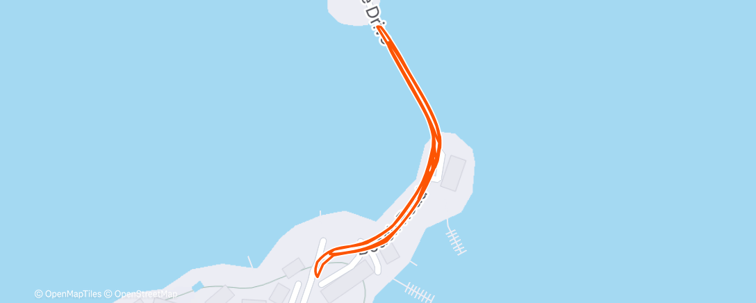 Map of the activity, Afternoon Walk