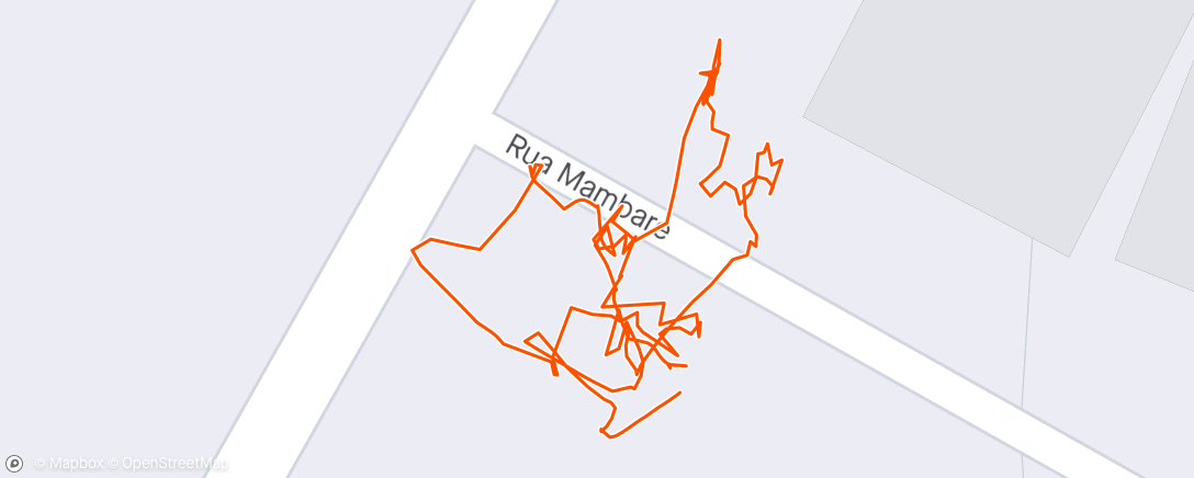 Mapa de la actividad (Caminhada na hora do almoço)