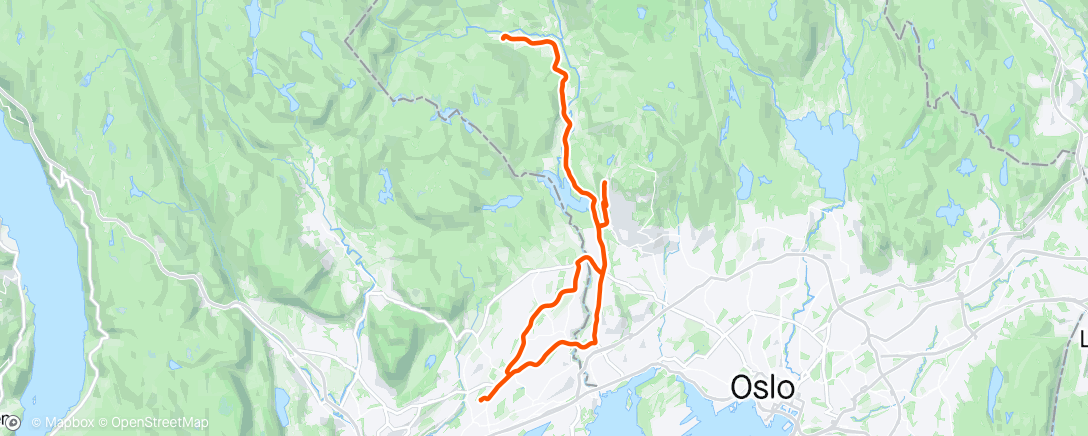 アクティビティ「HCK: 5x Ole Bulls + Sørkedalen」の地図