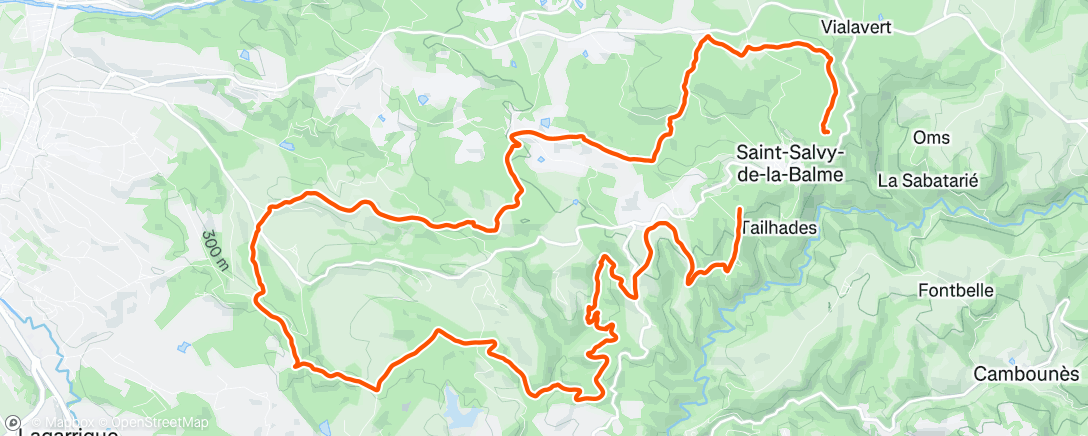 Carte de l'activité