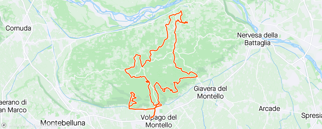 Map of the activity, Montello dopo tanto, prova xc Montello, vabbè continuo con le GF🤭🤭🫣🫣
