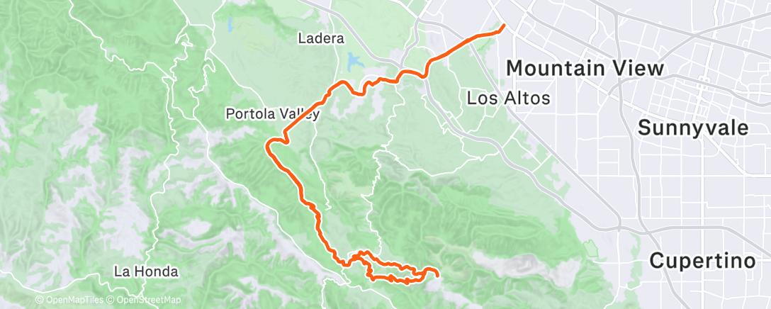 Map of the activity, 02/07/2025 Home » Dirt Alpine » White Oak » Indian Creek » Black Mountain » Dirt Alpine » Home