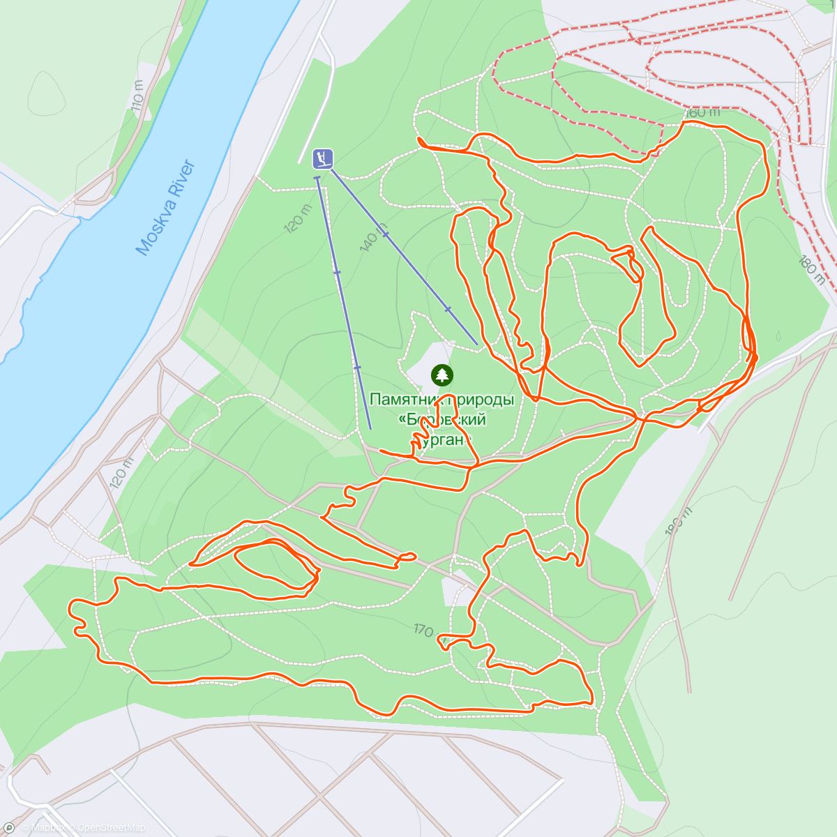 Map of the activity, Чулково. Начало.