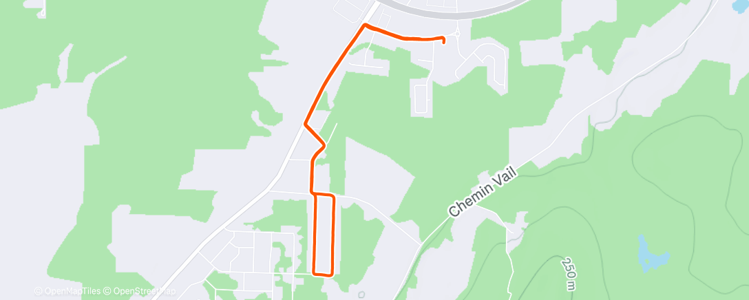 Map of the activity, ez OTB