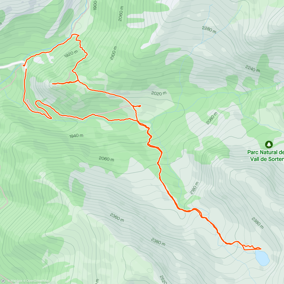 Map of the activity, Ordino