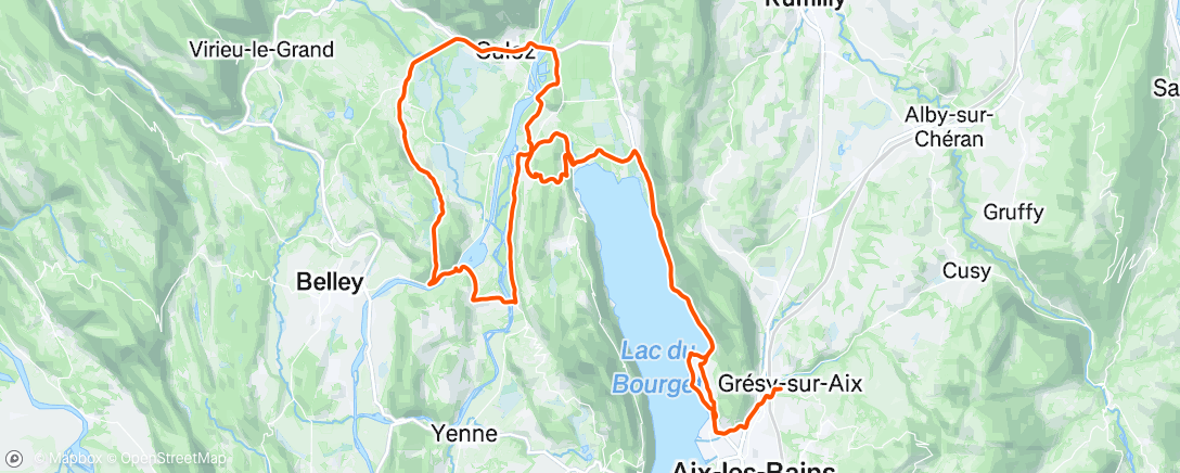 Map of the activity, 3h15: Sortie 🔵⚪ 
Avec les copains 💪🚲