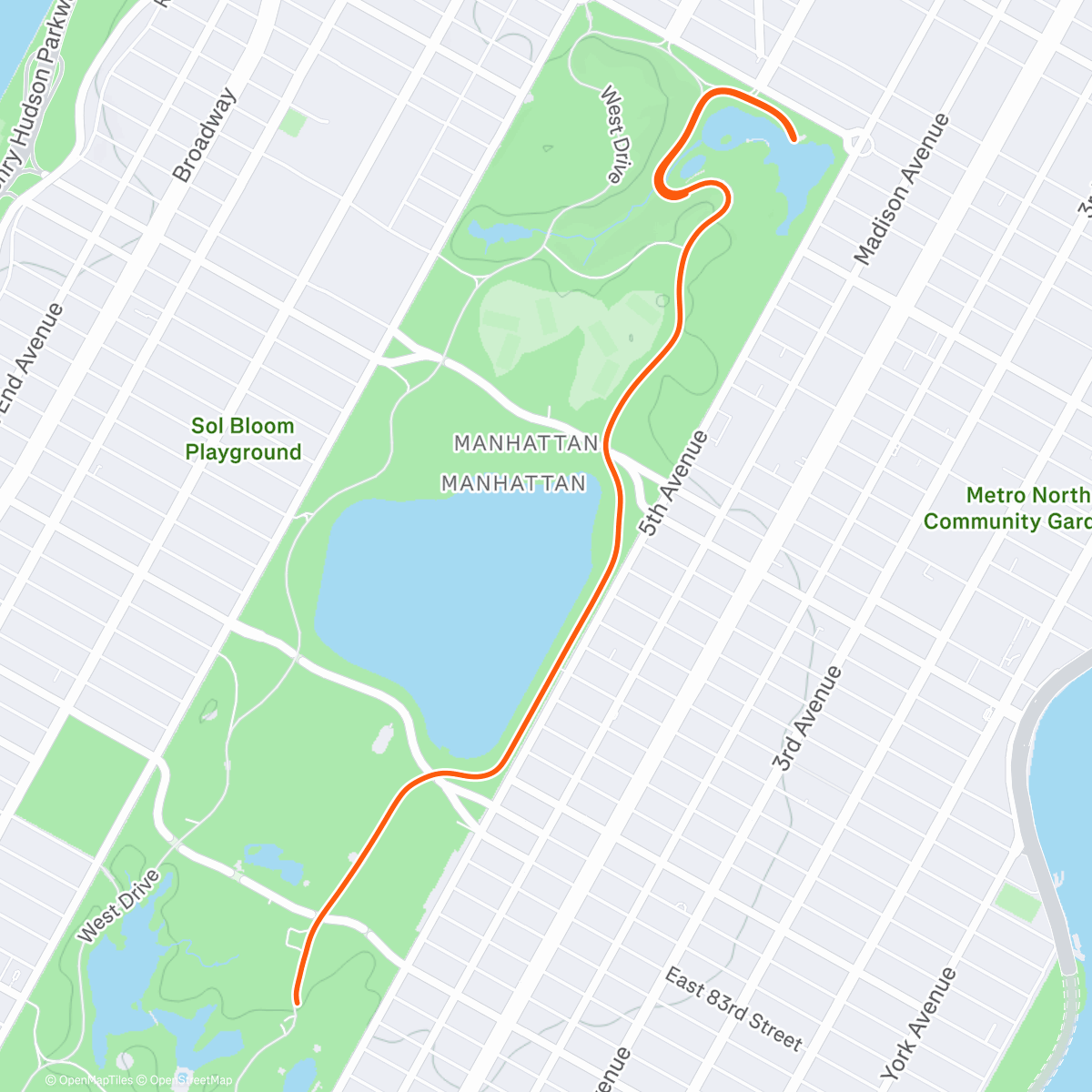 Карта физической активности (Zwift - Sir Bradley Wiggins | Ultimate Warm Up on Mighty Metropolitan in New York)