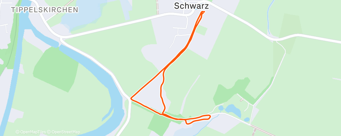 Карта физической активности (Spaziergang am Nachmittag)