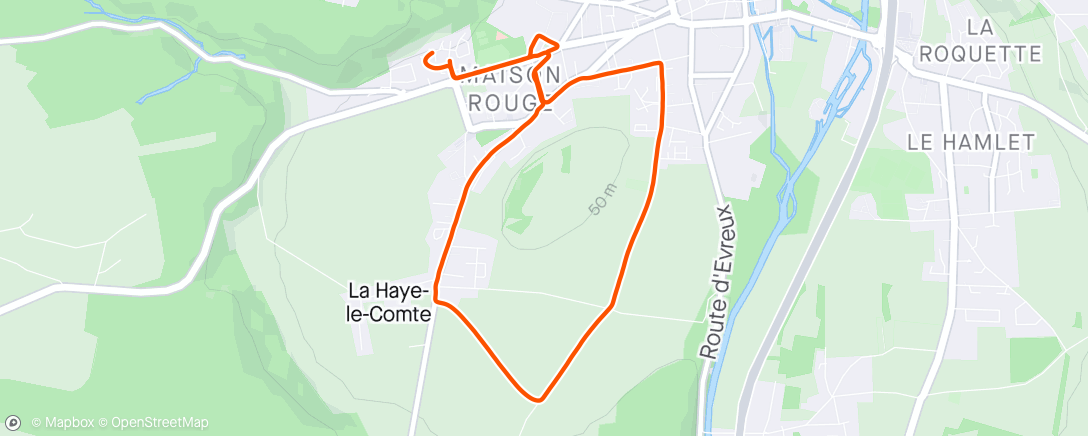 Mapa de la actividad (Footing en famille 🥰)