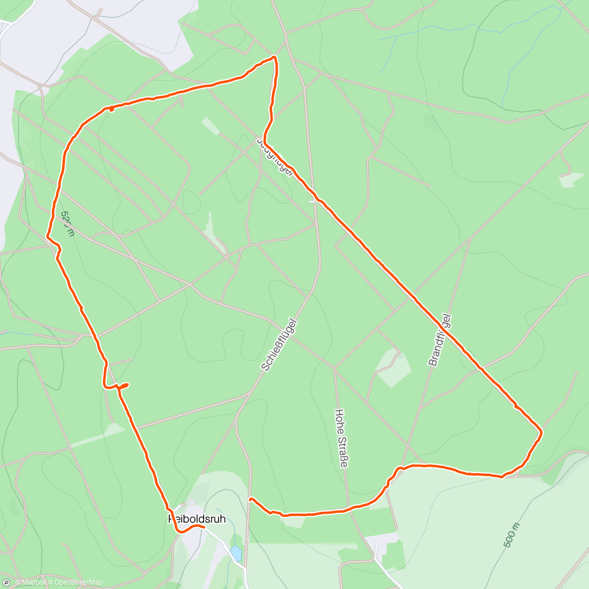 Map of the activity, Unterwegs im Schneckengrüner Wald