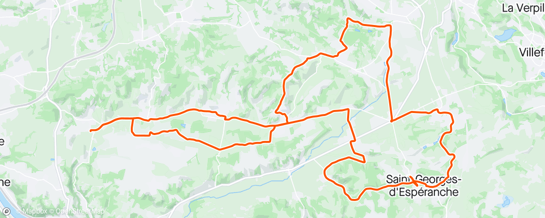 Map of the activity, A la rencontre de l'alpes Isère tour