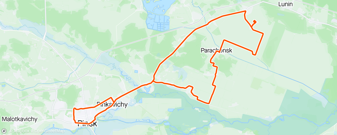 Map of the activity, Сотка на Дубовку