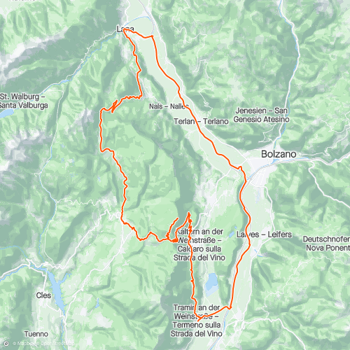 Bozen Gampenpass Mendelpass | 112.8 km Cycling Route on Strava