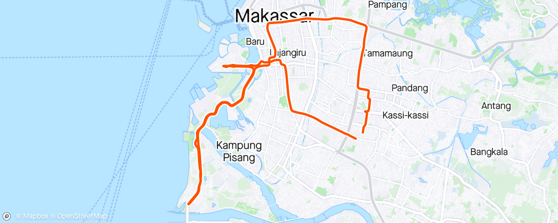 Map of the activity, Bakar lemak 2 syawal SCC