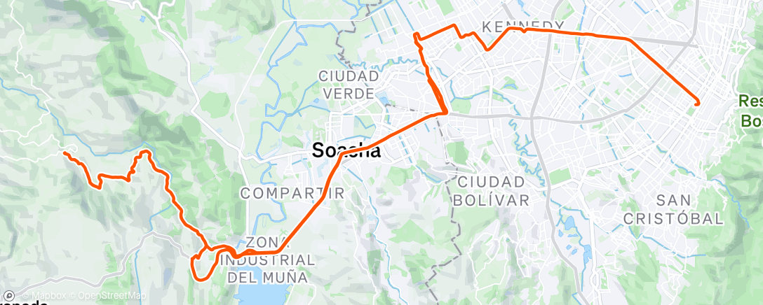 Map of the activity, Tren Al Sur 🤧🔥