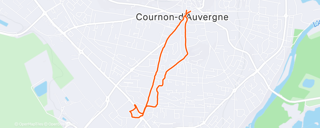 Map of the activity, Aller retour au supermarché