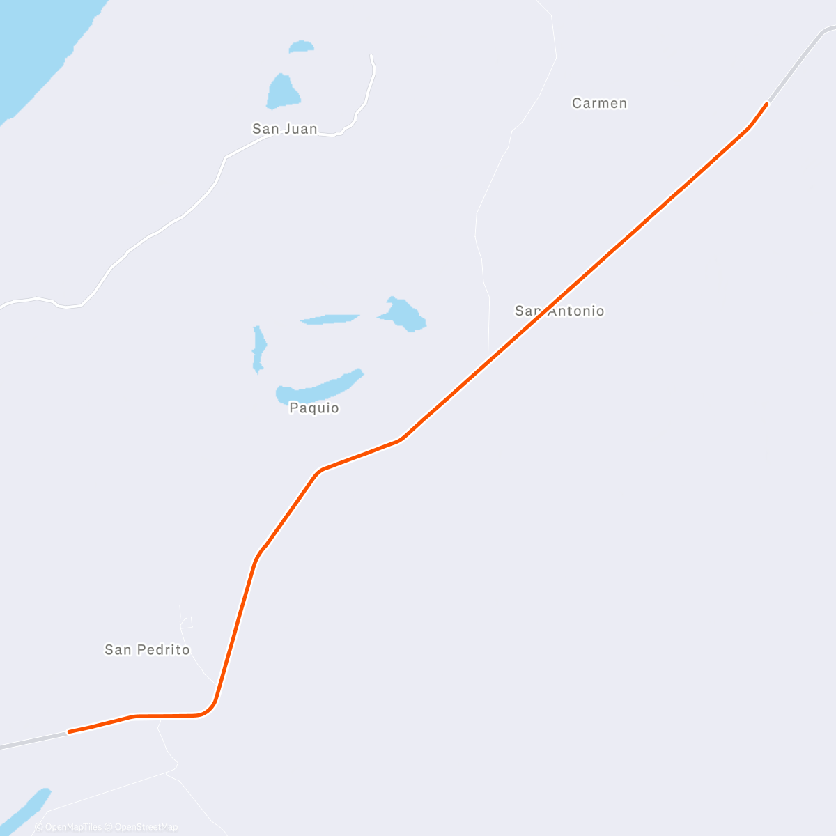 Map of the activity, ROUVY - Pampas | Bolivia
